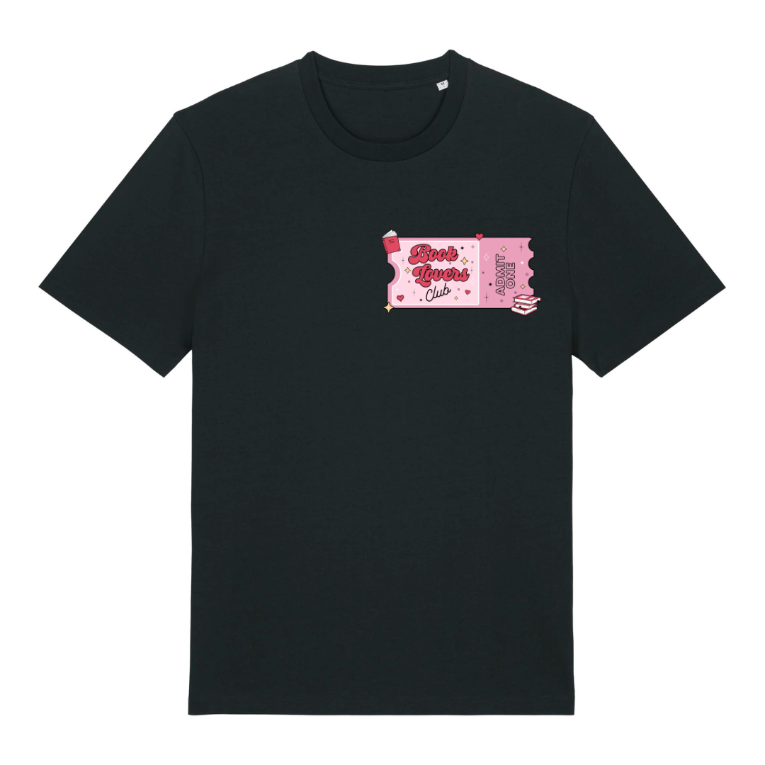 Book Lovers Club Ticket T-Shirt