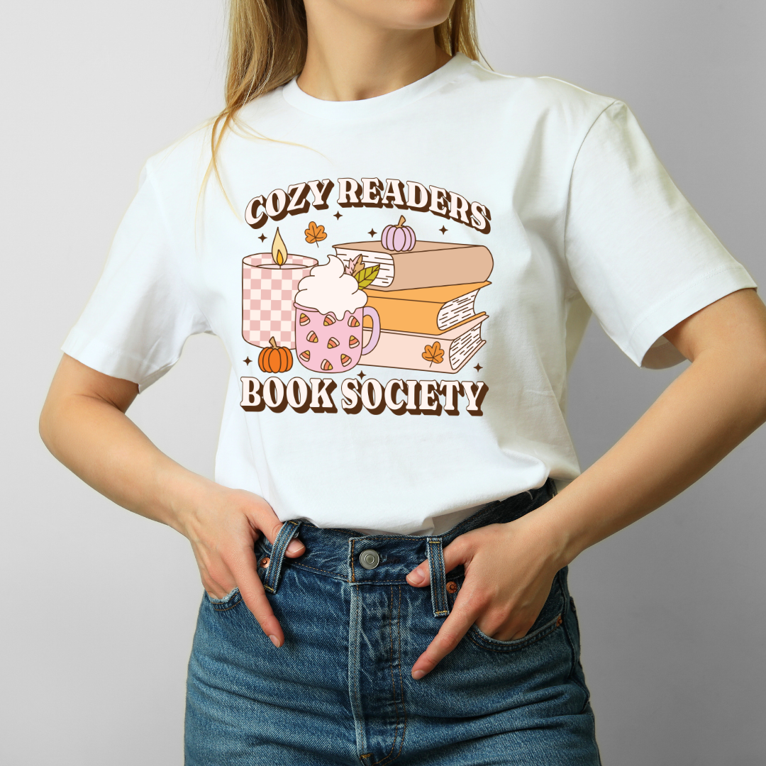 T-Shirt Cozy Reader Book Society
