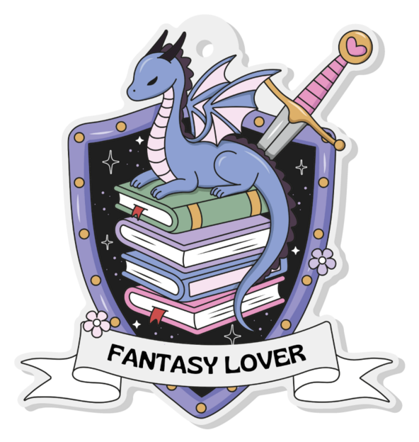 Bookish Keychain