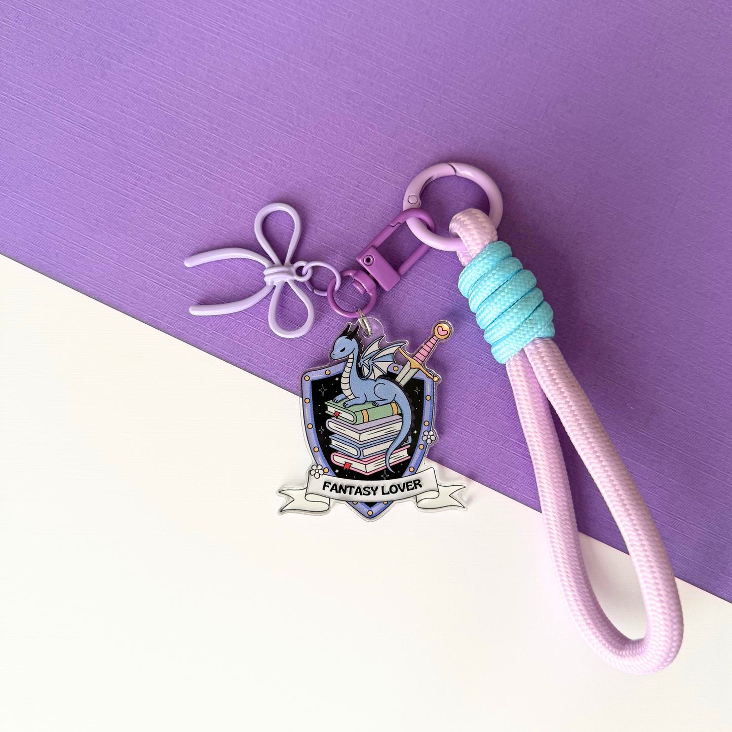 Bookish Keychain