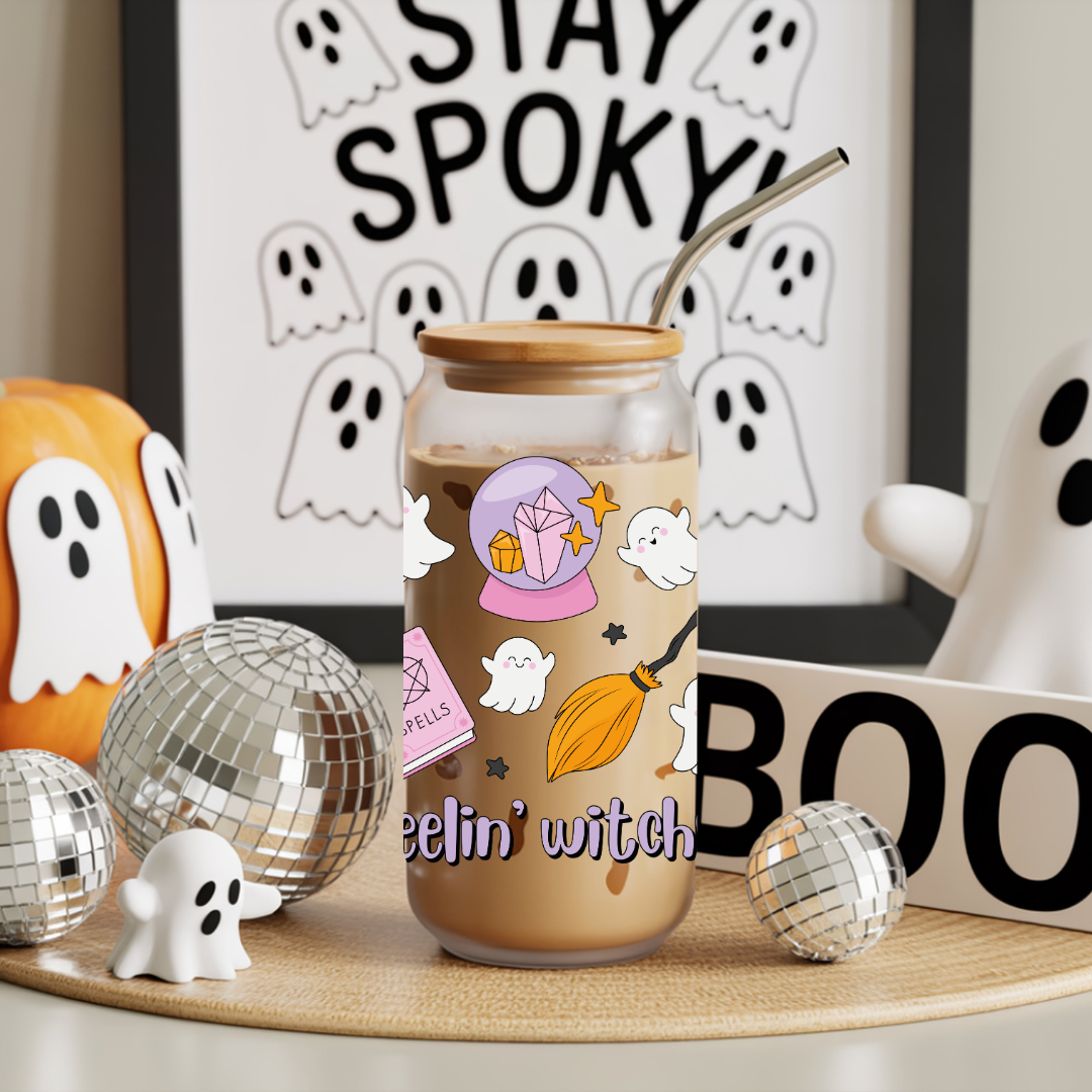 Glass Cup 500 ml - Feelin Witchy