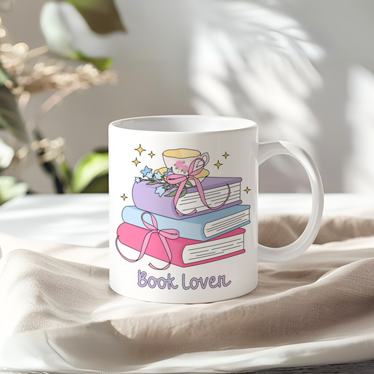Ceramic mug 300 ml - Book & Tea