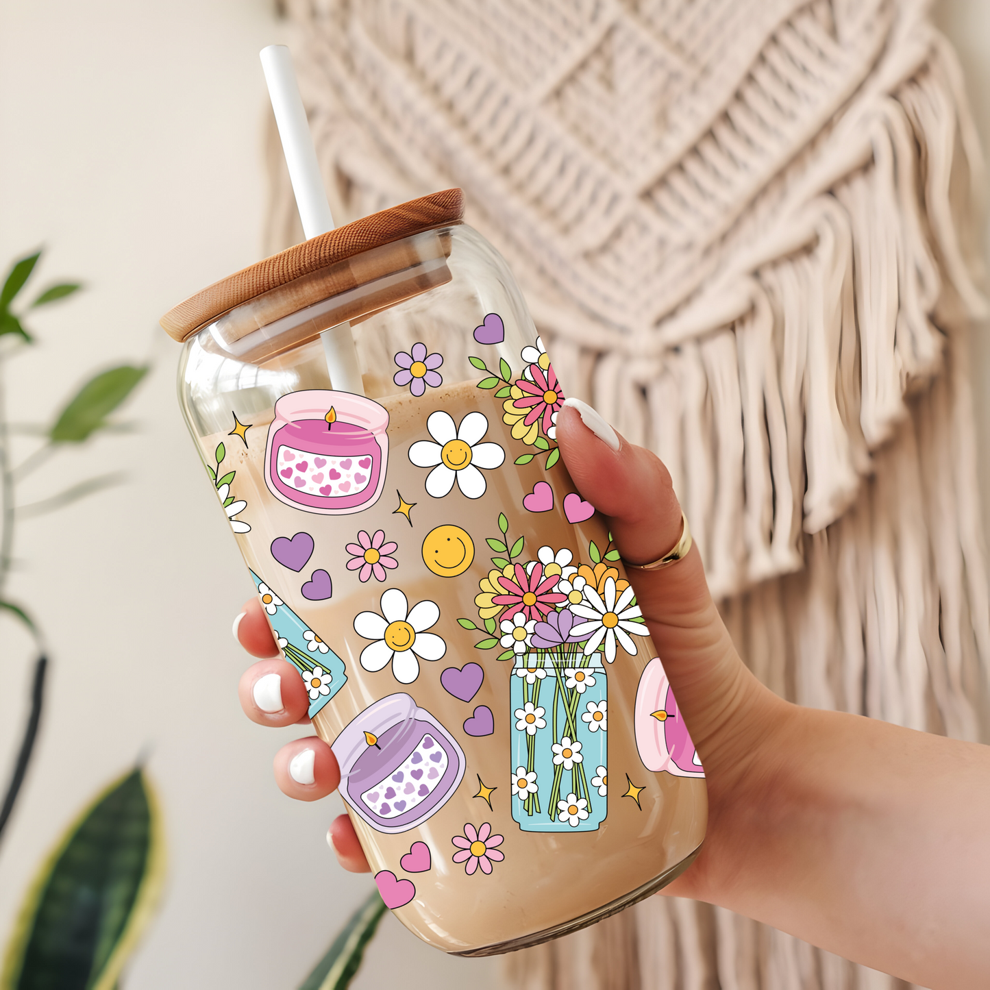Glass Cup 500 ml - 80's