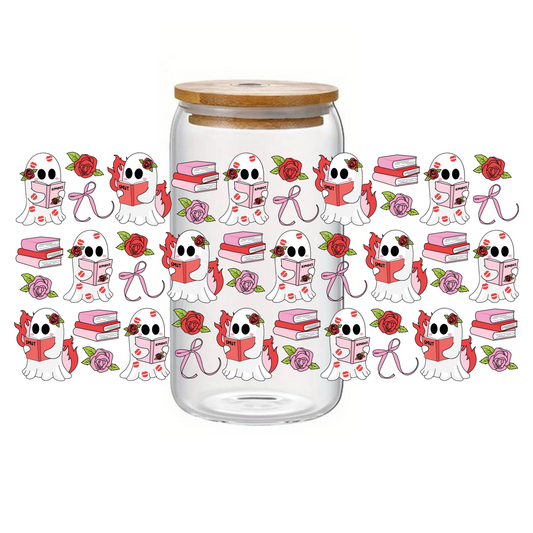 Glass Cup 500 ml - Romance & Smut Ghost