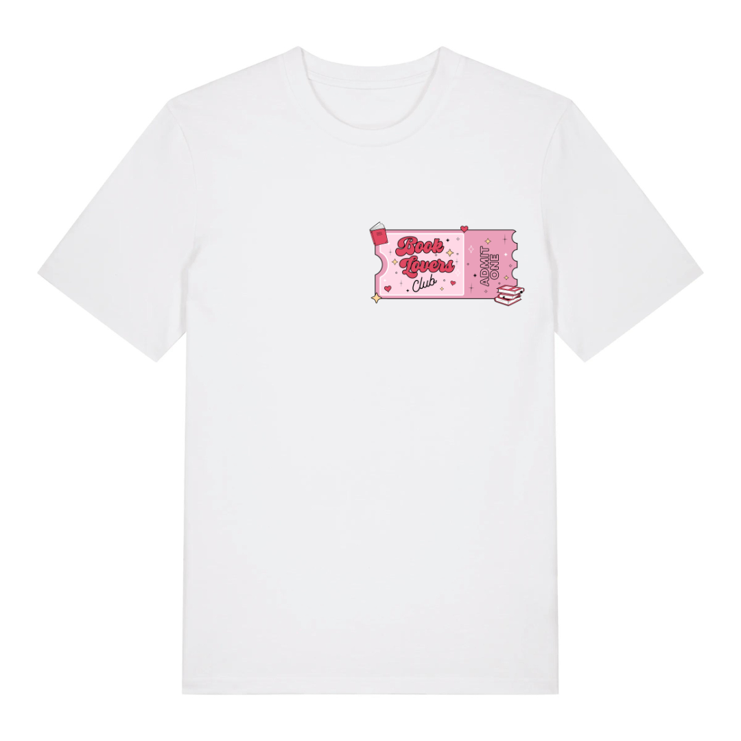 Book Lovers Club Ticket T-Shirt