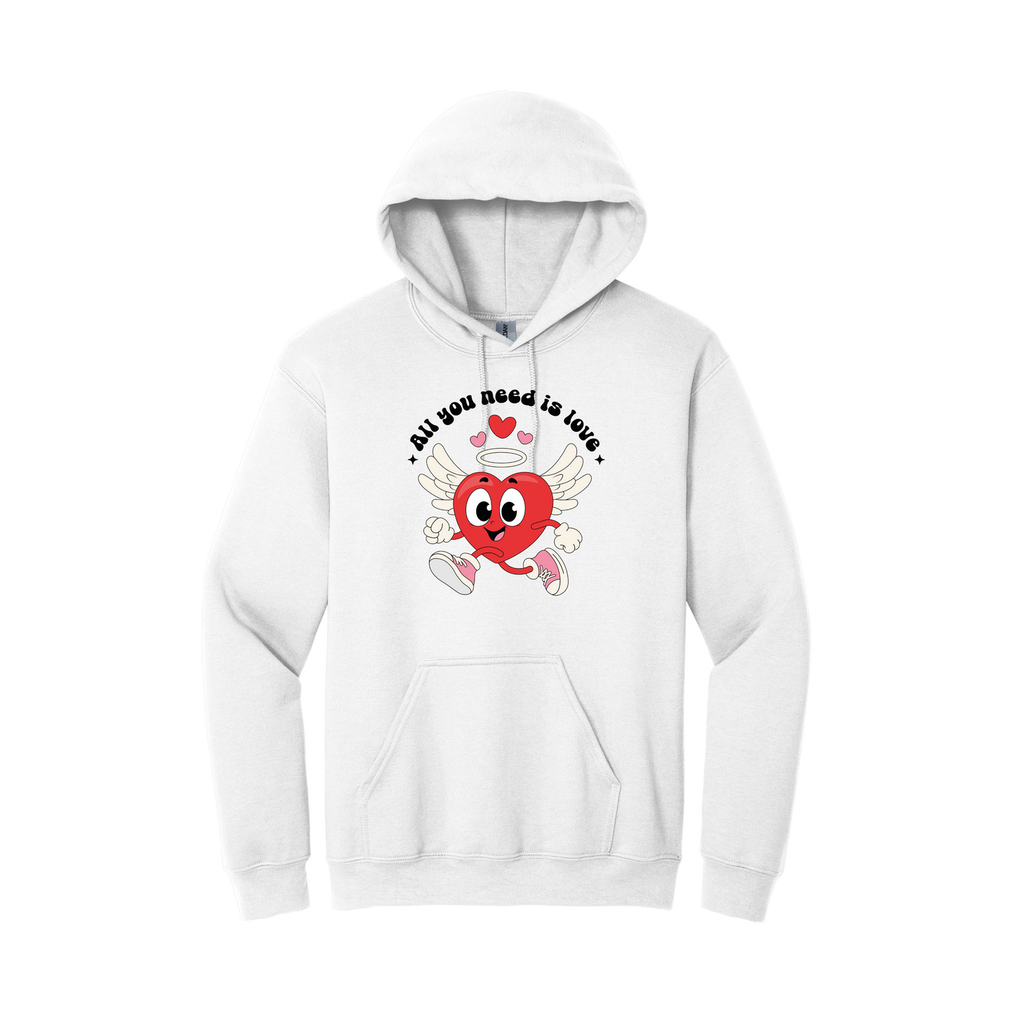 Felpa con Cappuccio - All You Need Is Love