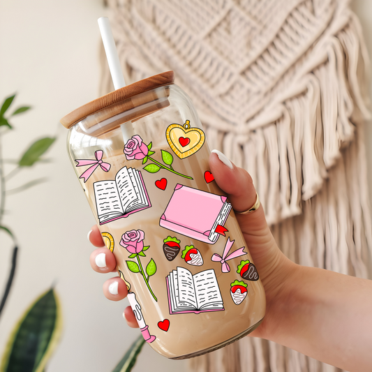 Glass Cup 500 ml - Be Romantic