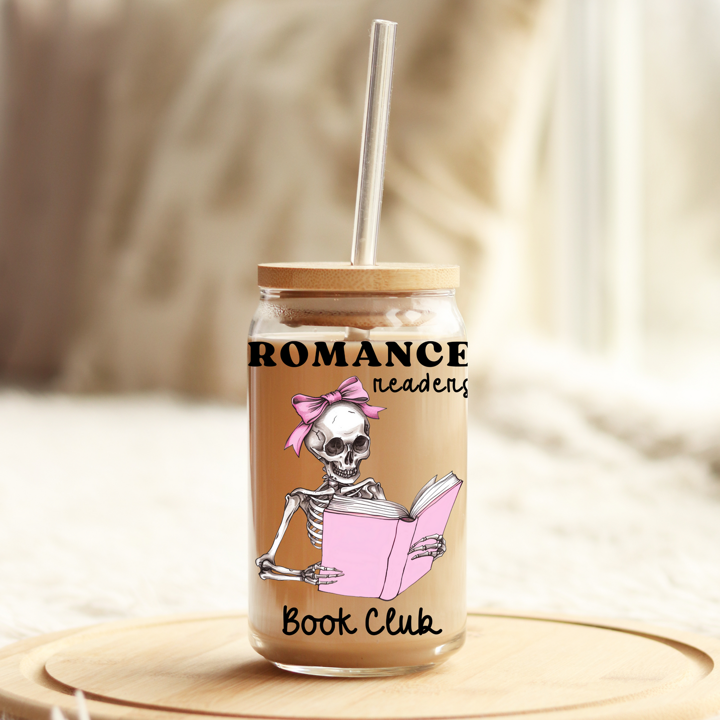 Glass Cup 500 ml - Romance Book Club
