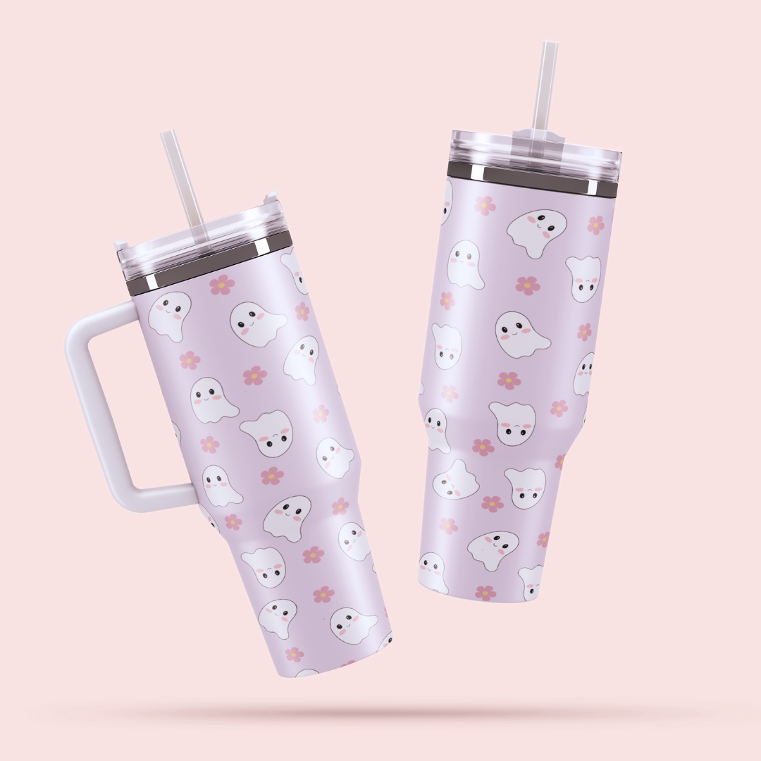 Travel Mug 1200 ml - Cute Ghost