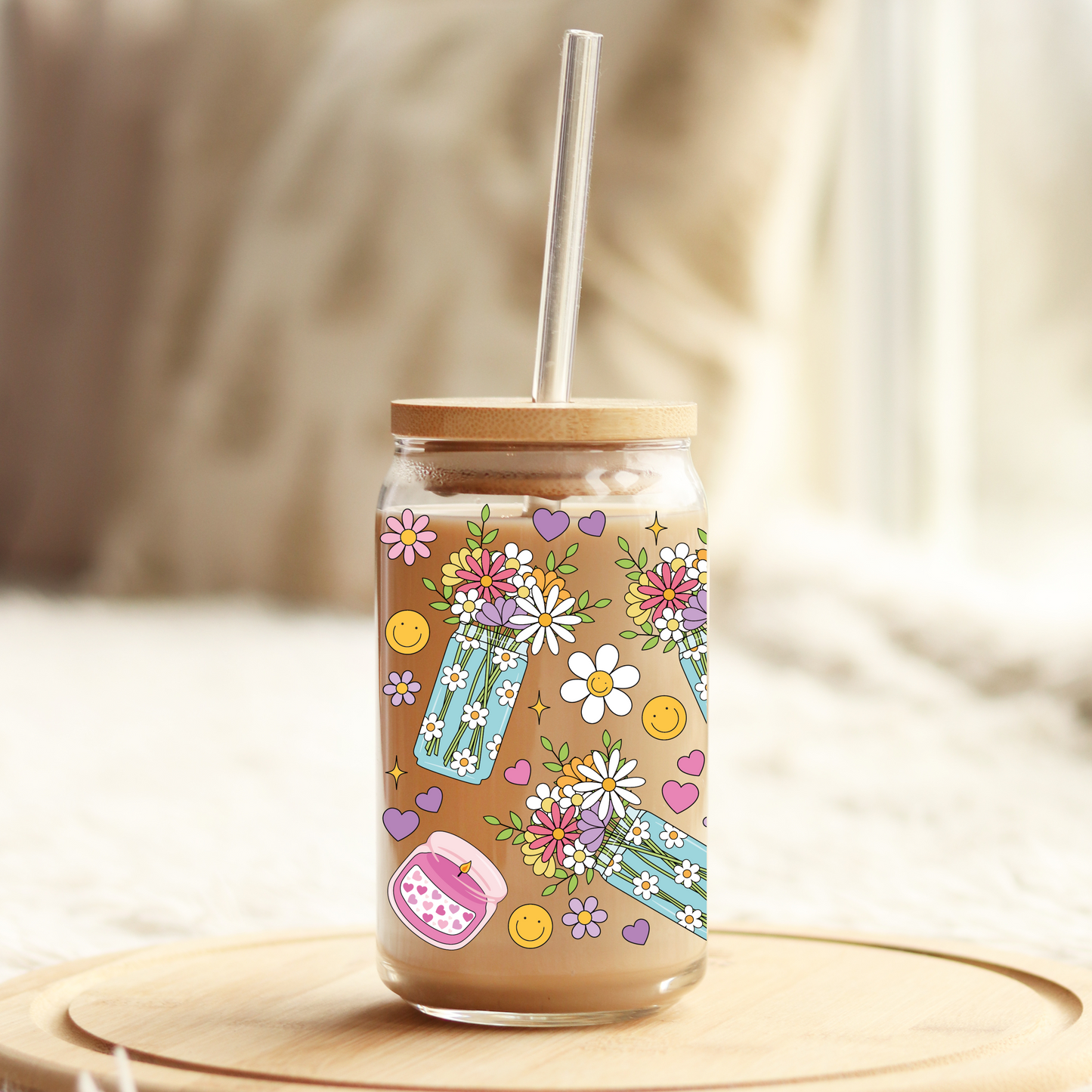 Glass Cup 500 ml - 80's