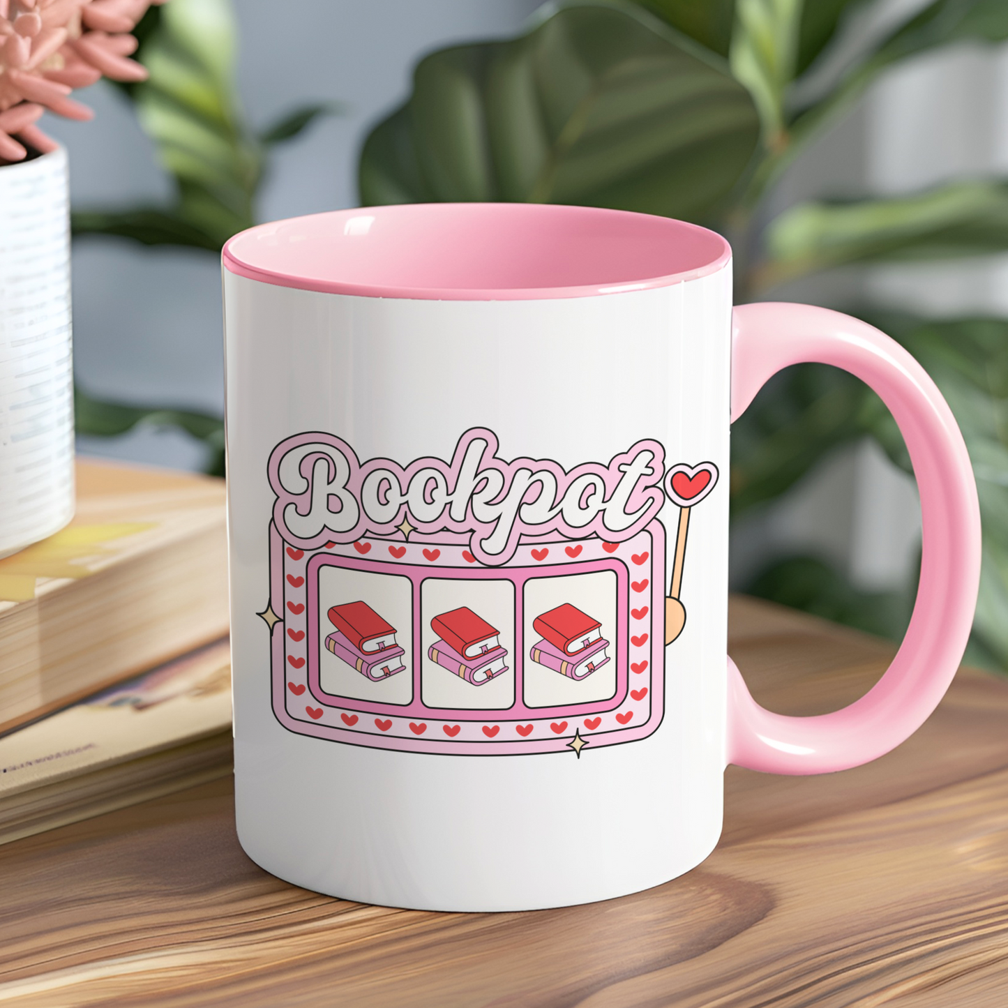 Ceramic mug 300 ml - Bookpot