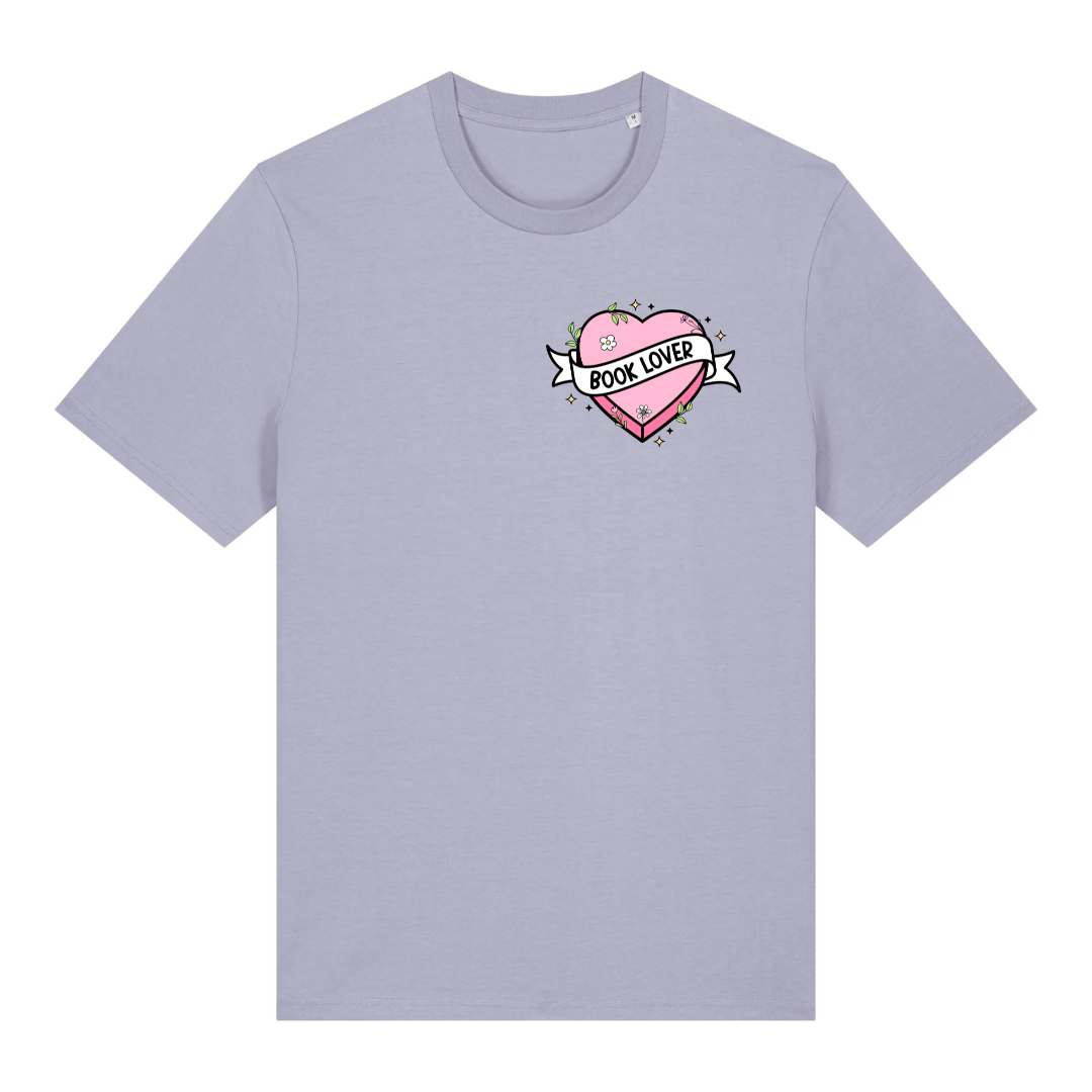 T-Shirt Book Lover Heart