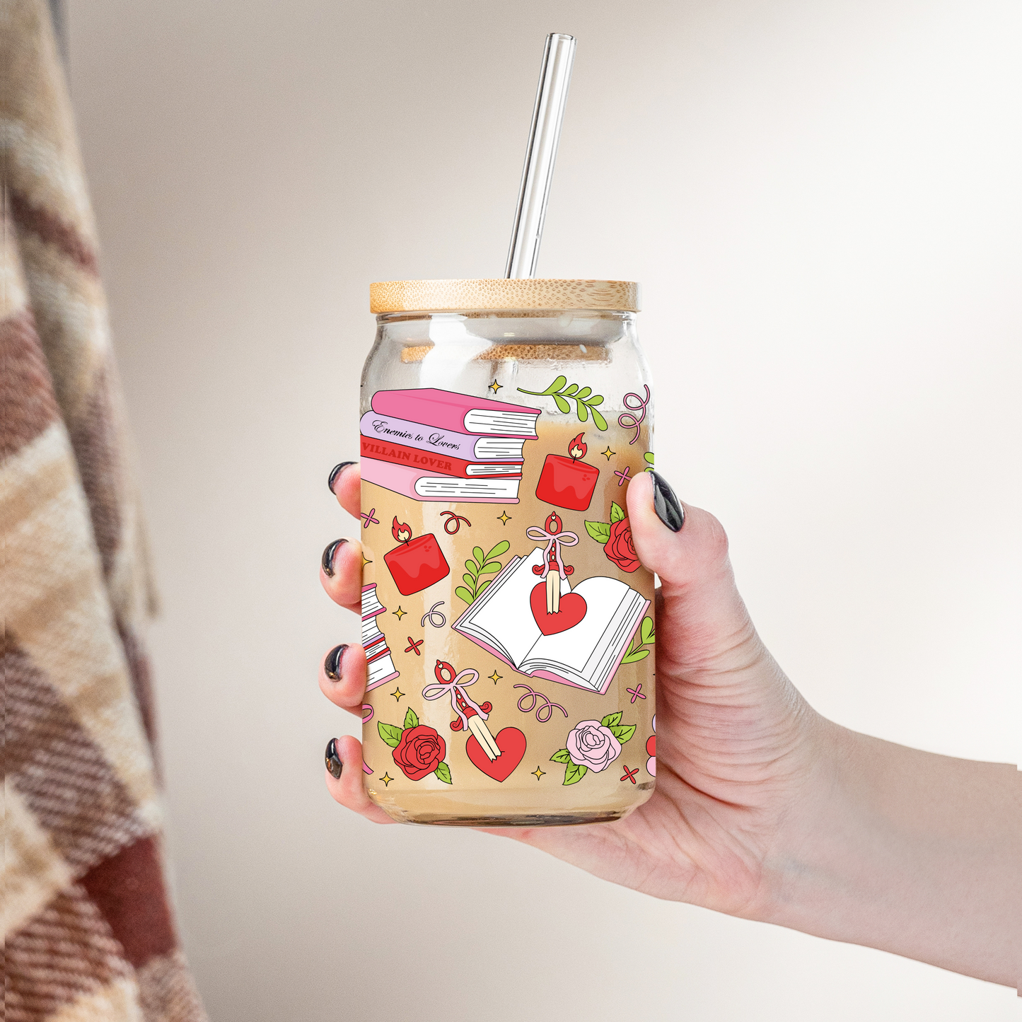 Glass Cup 500 ml - Romantasy Wrap
