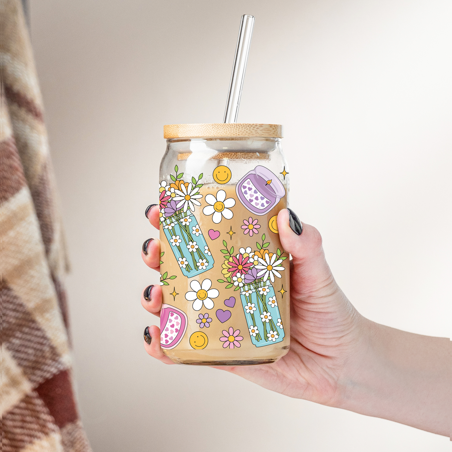Glass Cup 500 ml - 80's