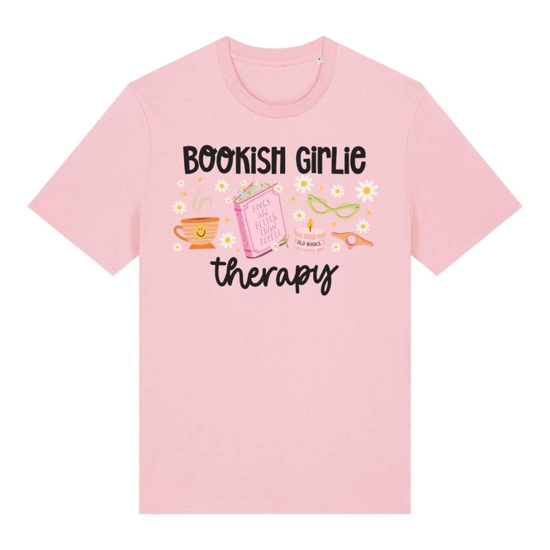 Bookish Girlie Therapy T-Shirt