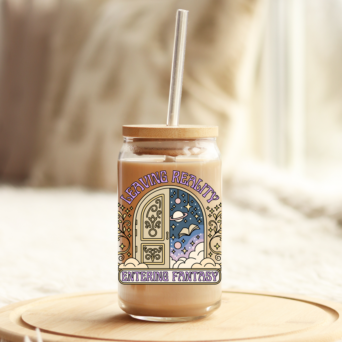 Glass Cup 500 ml - Fantasy Door