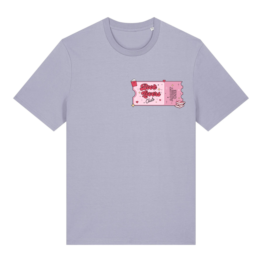 Book Lovers Club Ticket T-Shirt