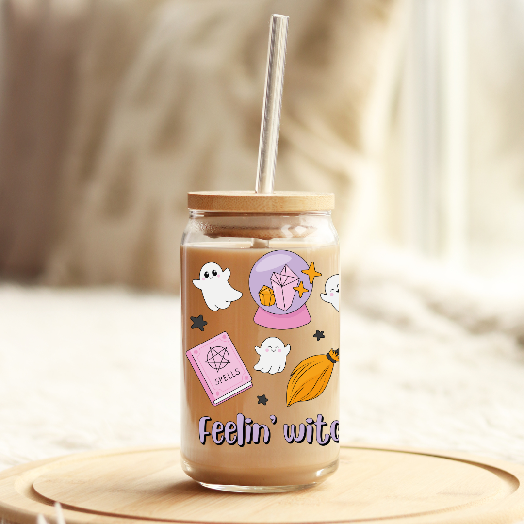Glass Cup 500 ml - Feelin Witchy