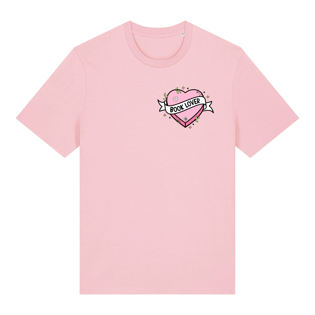 T-Shirt Book Lover Heart