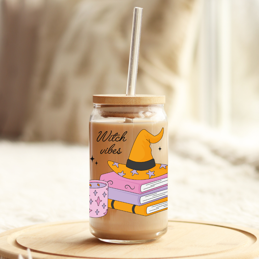 Glass Cup 500 ml - Witchy Vibes