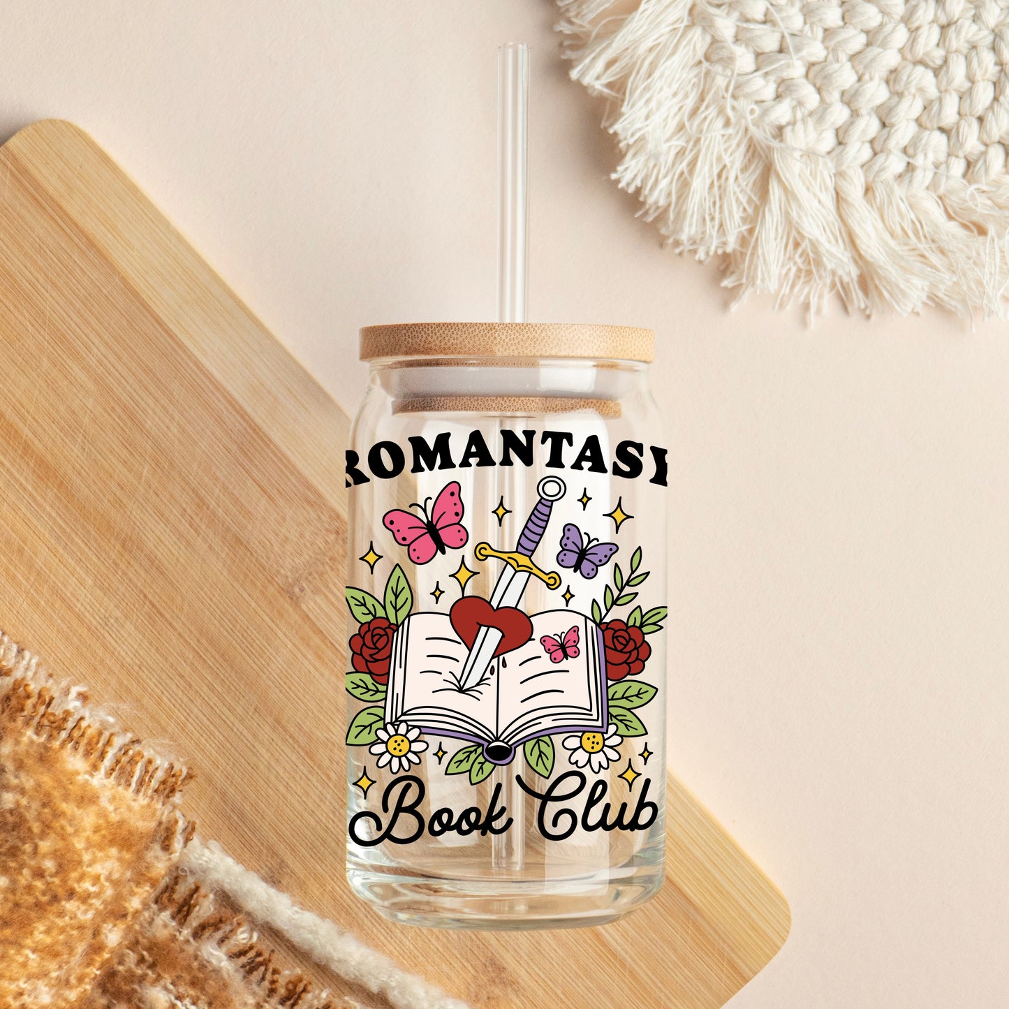 Glass Cup 500 ml - Romantasy Book Club
