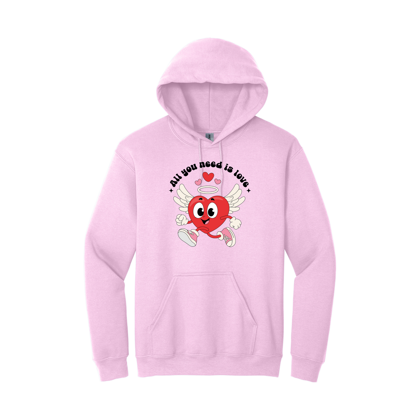 Felpa con Cappuccio - All You Need Is Love