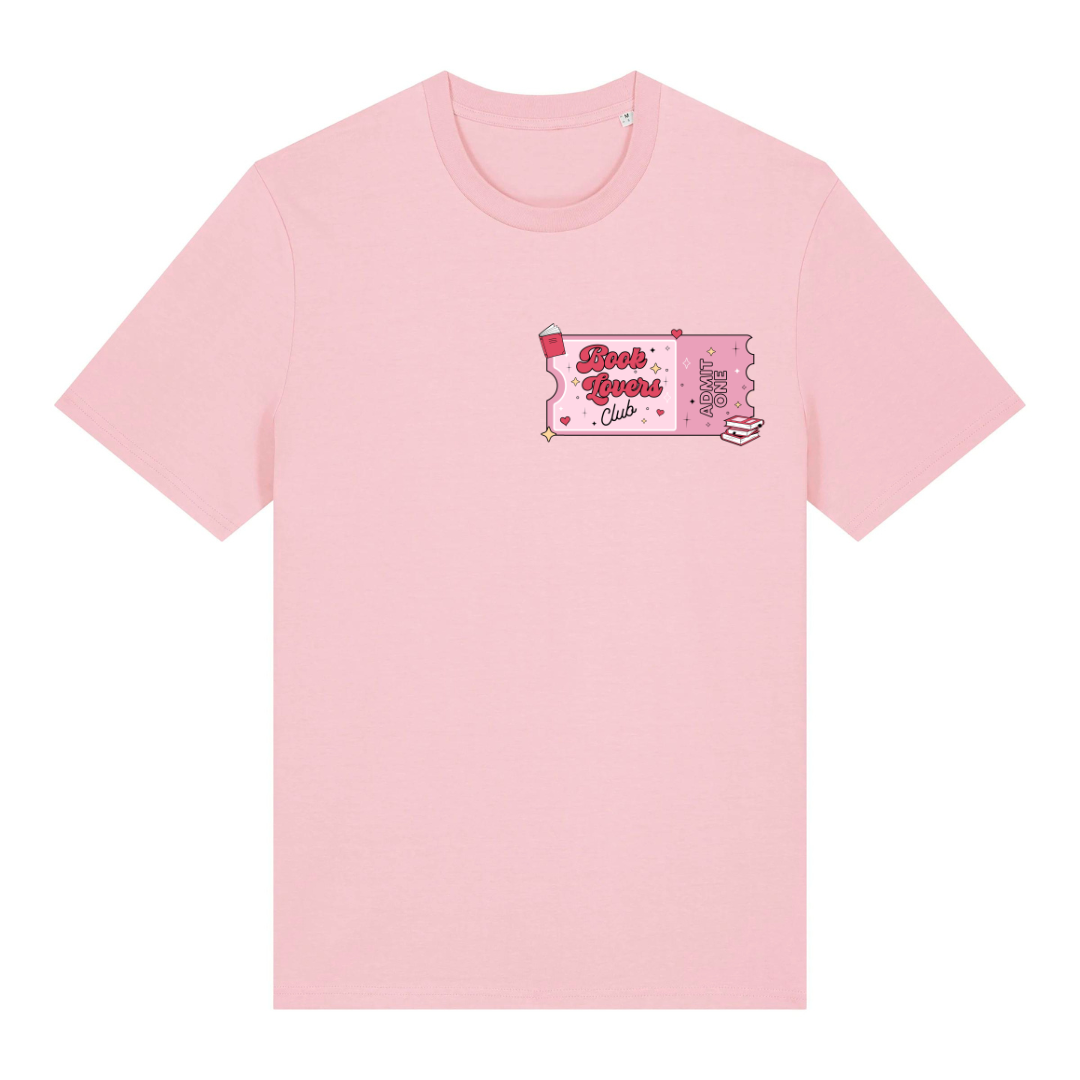 Book Lovers Club Ticket T-Shirt