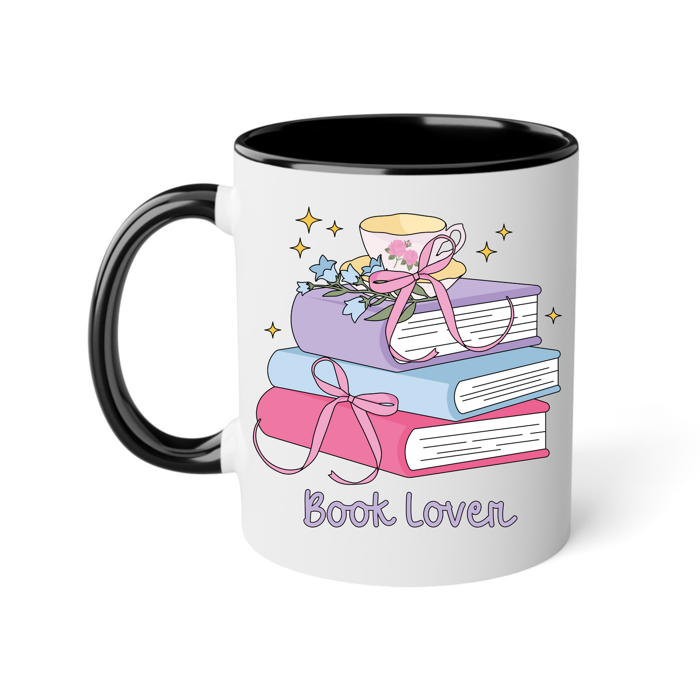 Ceramic mug 300 ml - Book & Tea