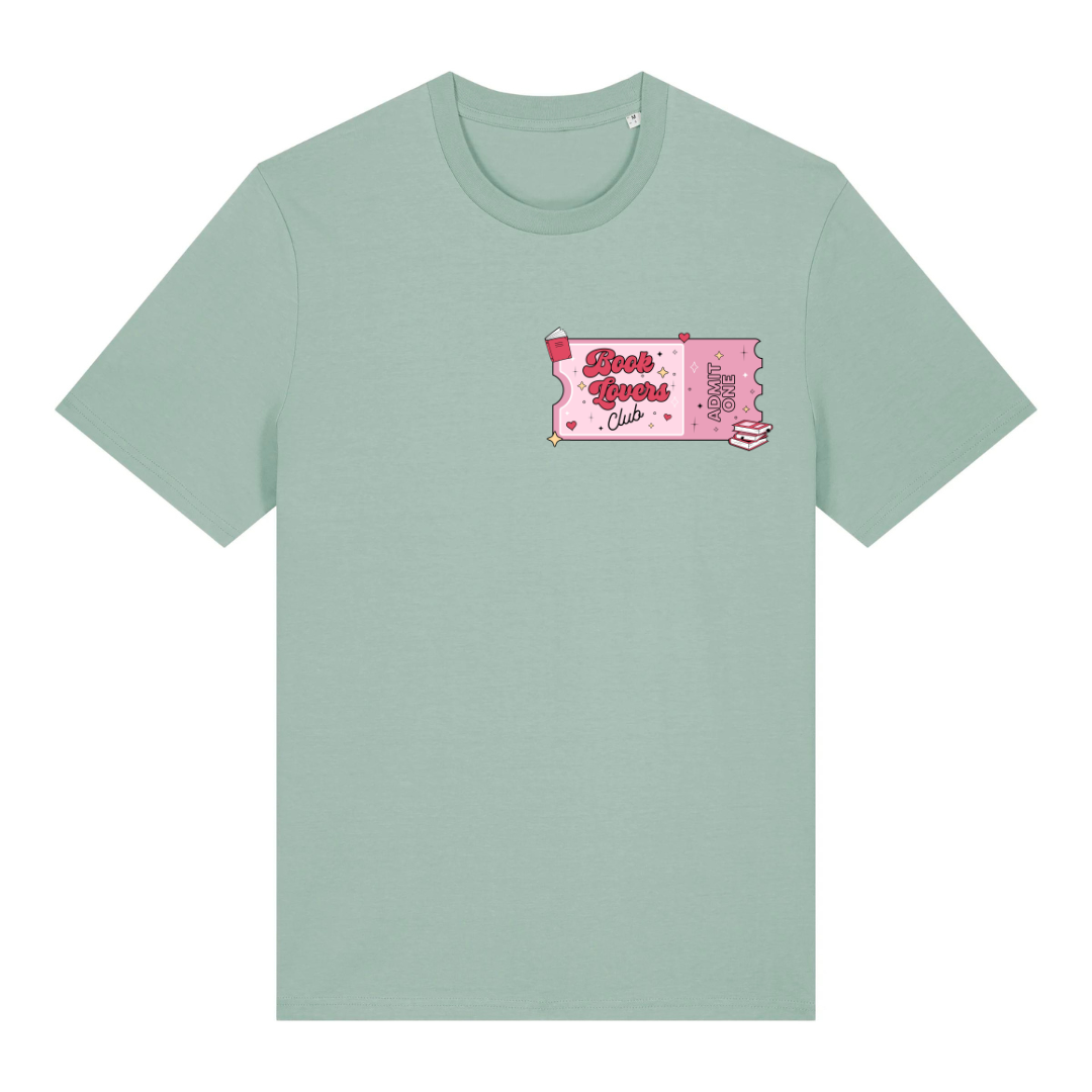 Book Lovers Club Ticket T-Shirt