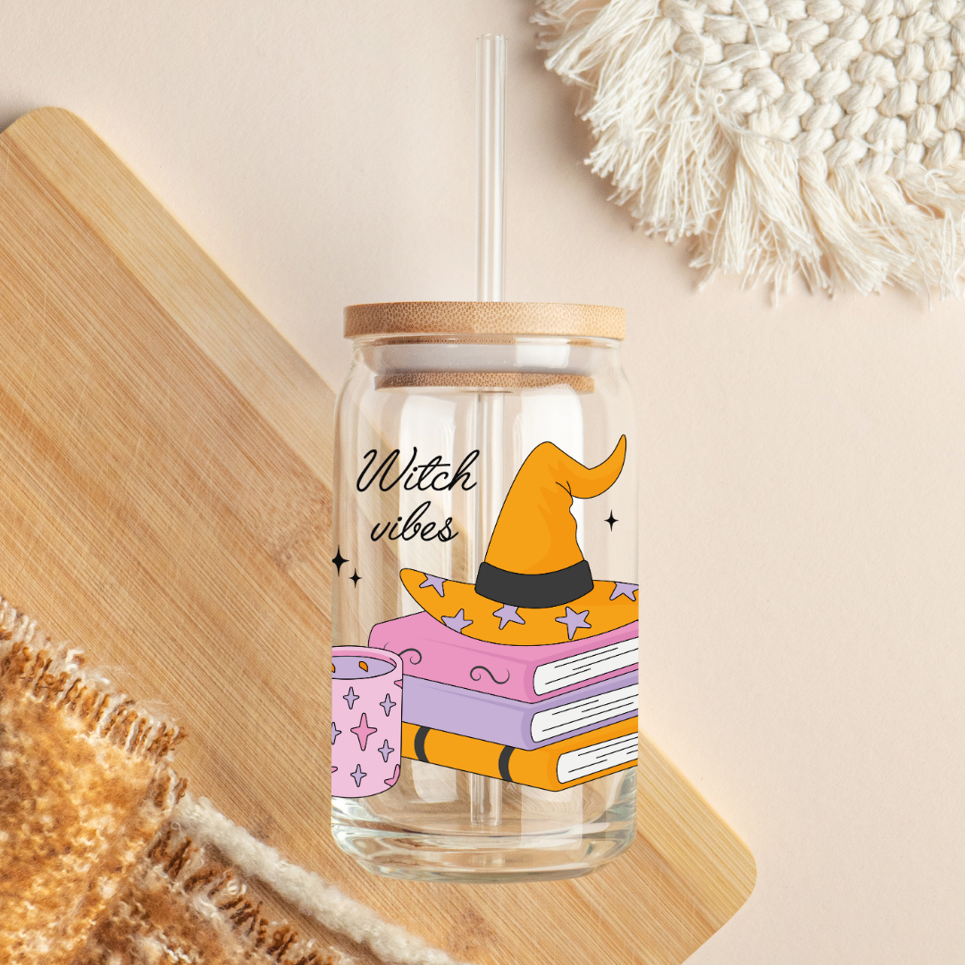 Glass Cup 500 ml - Witchy Vibes