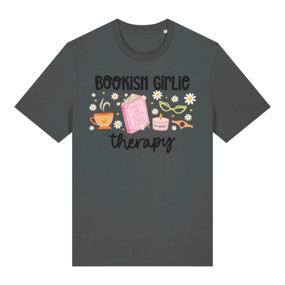 Bookish Girlie Therapy T-Shirt