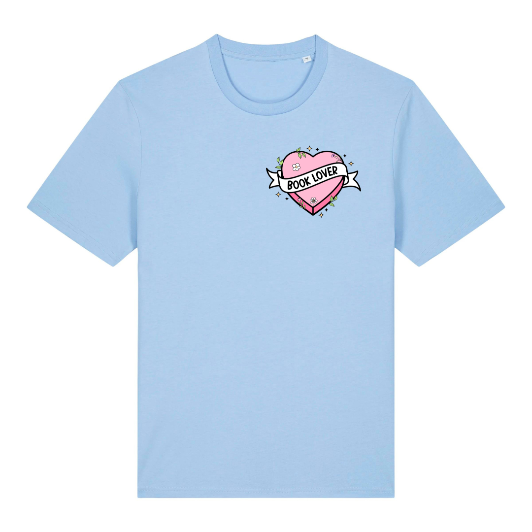 T-Shirt Book Lover Heart