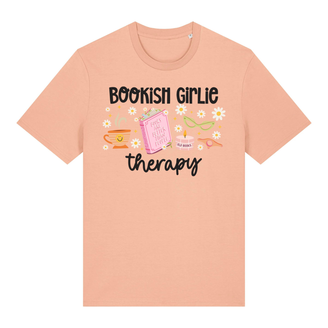 Bookish Girlie Therapy T-Shirt