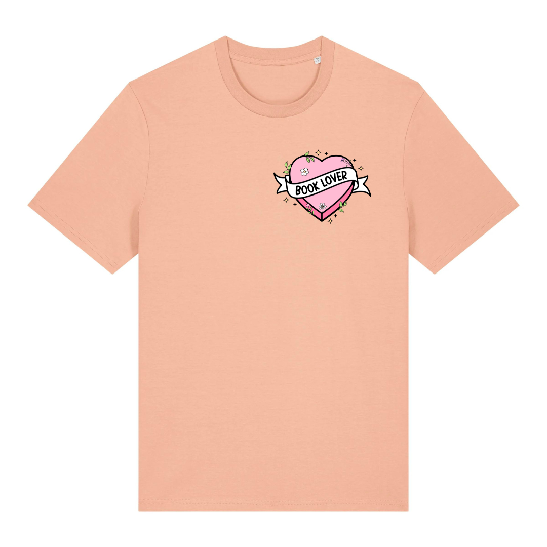 T-Shirt Book Lover Heart