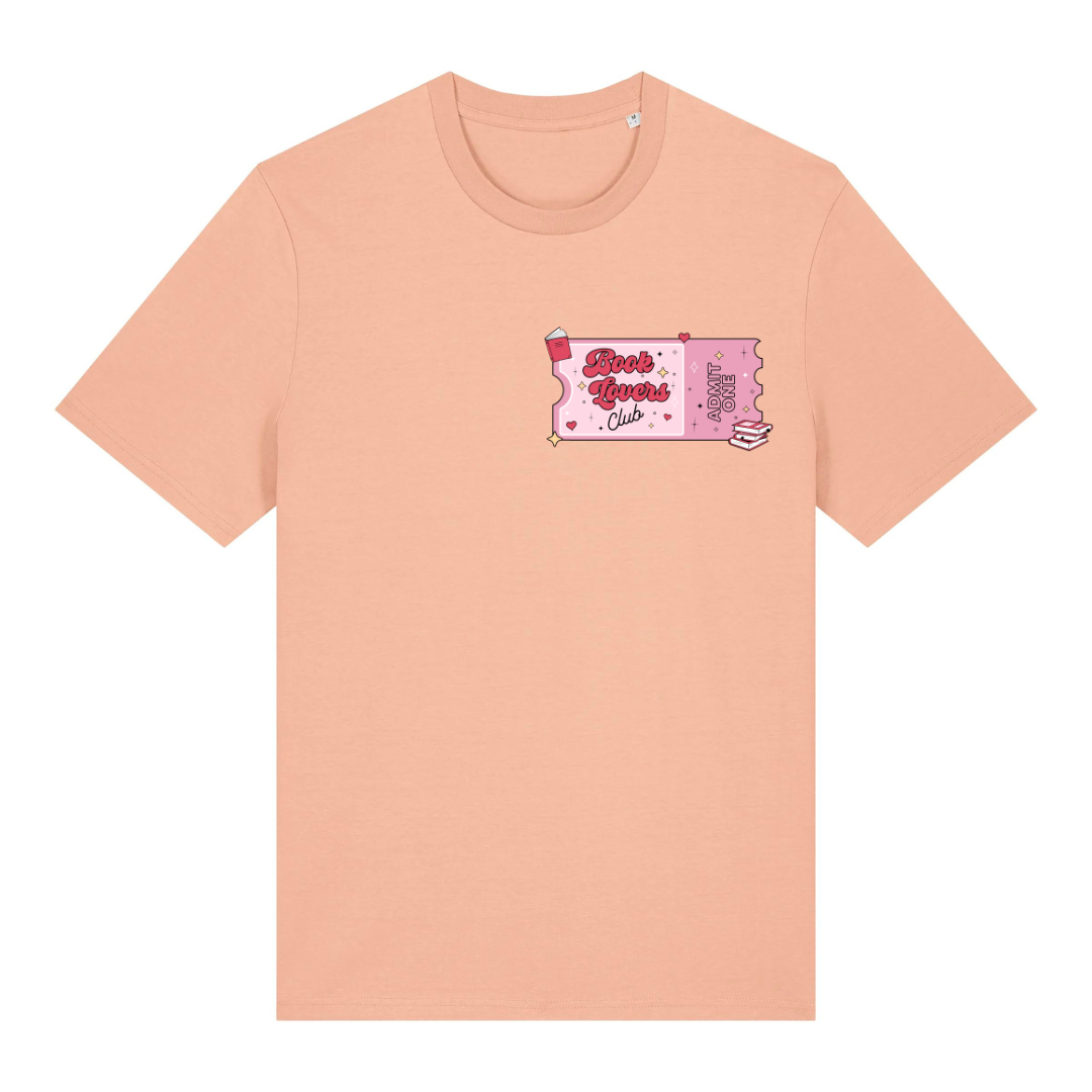 Book Lovers Club Ticket T-Shirt
