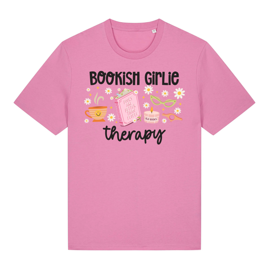 Bookish Girlie Therapy T-Shirt