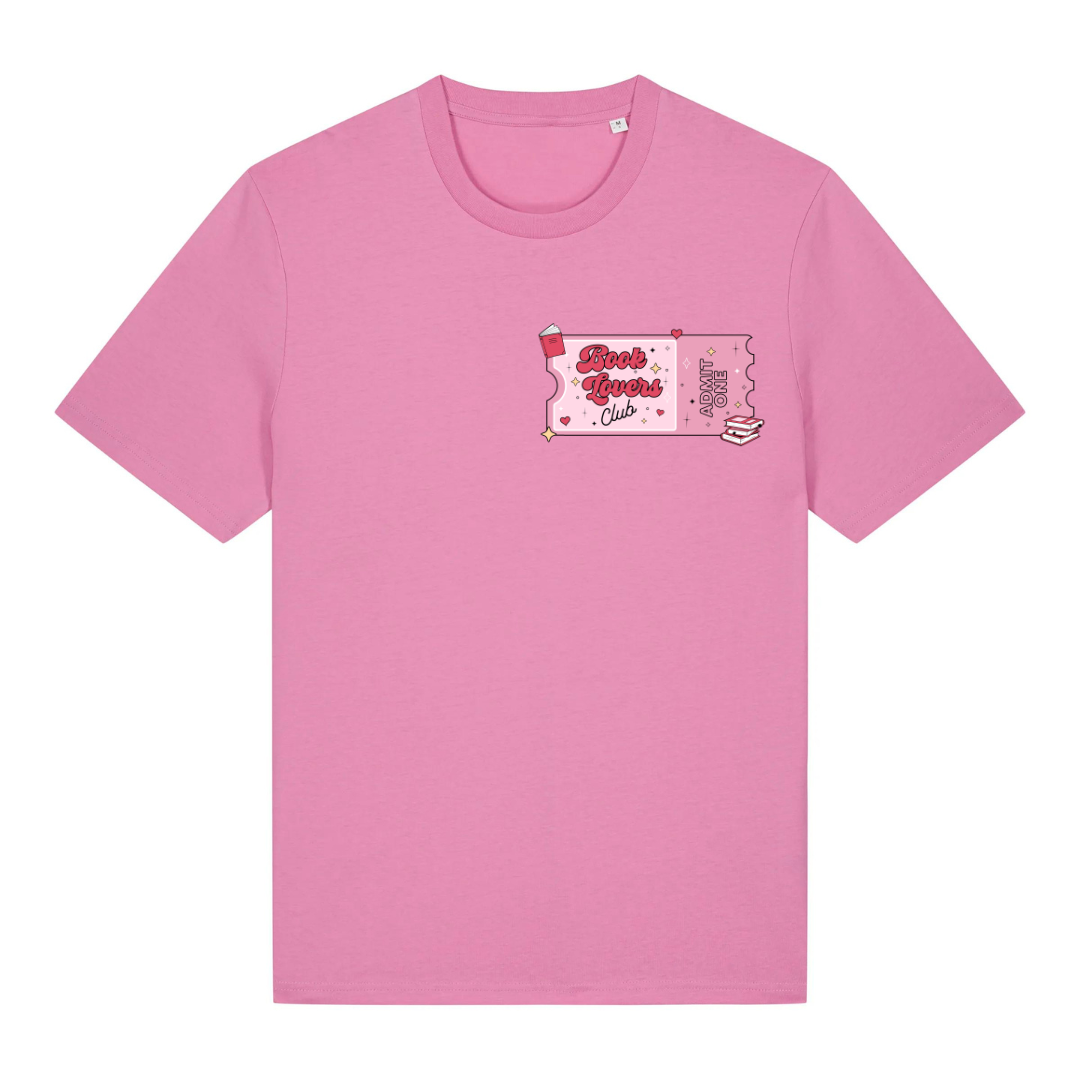 Book Lovers Club Ticket T-Shirt