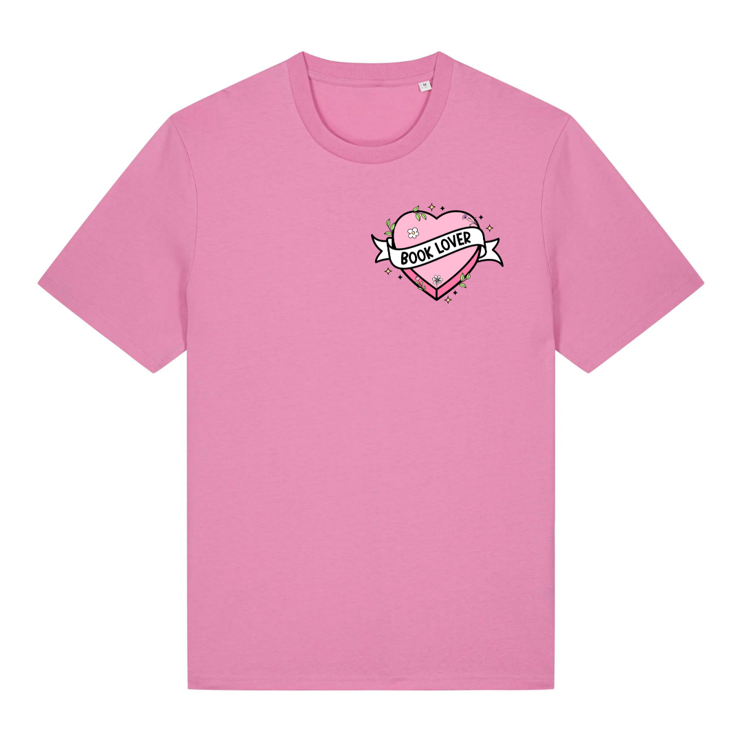 T-Shirt Book Lover Heart
