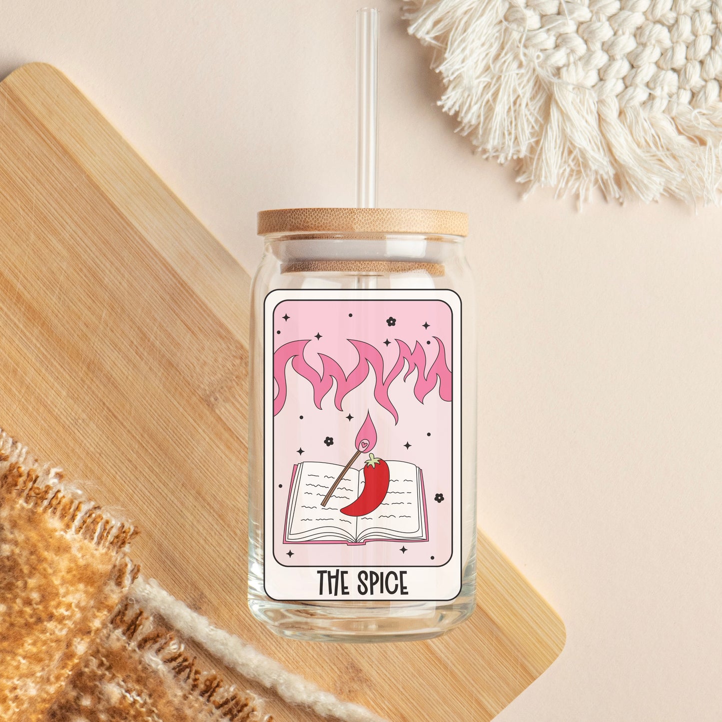 Glass Cup 500 ml - The Spice