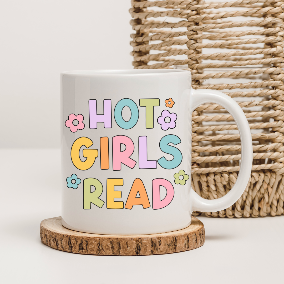 Tazza in ceramica 300 ml - Hot Girls Read