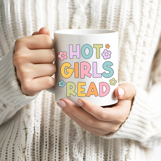 Tazza in ceramica 300 ml - Hot Girls Read