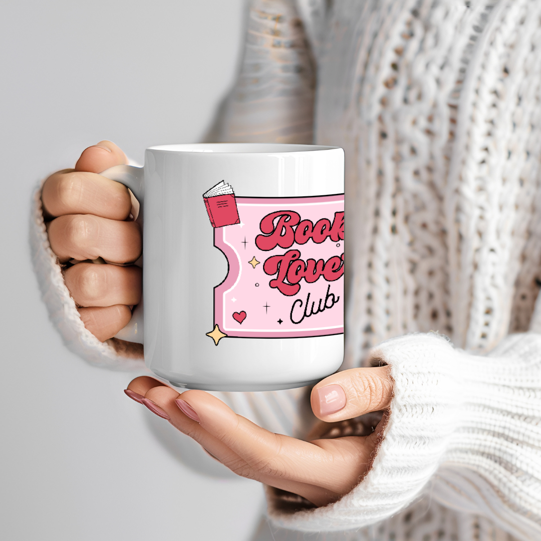 Tazza in ceramica 300 ml - Book Lover Club Ticket