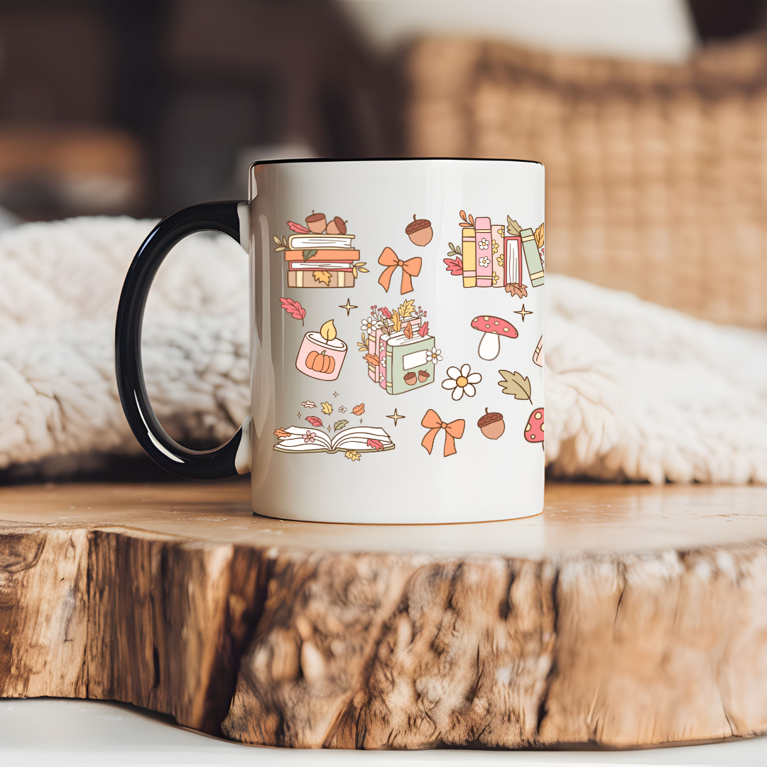 Ceramic mug 300 ml - Autumn Addicted