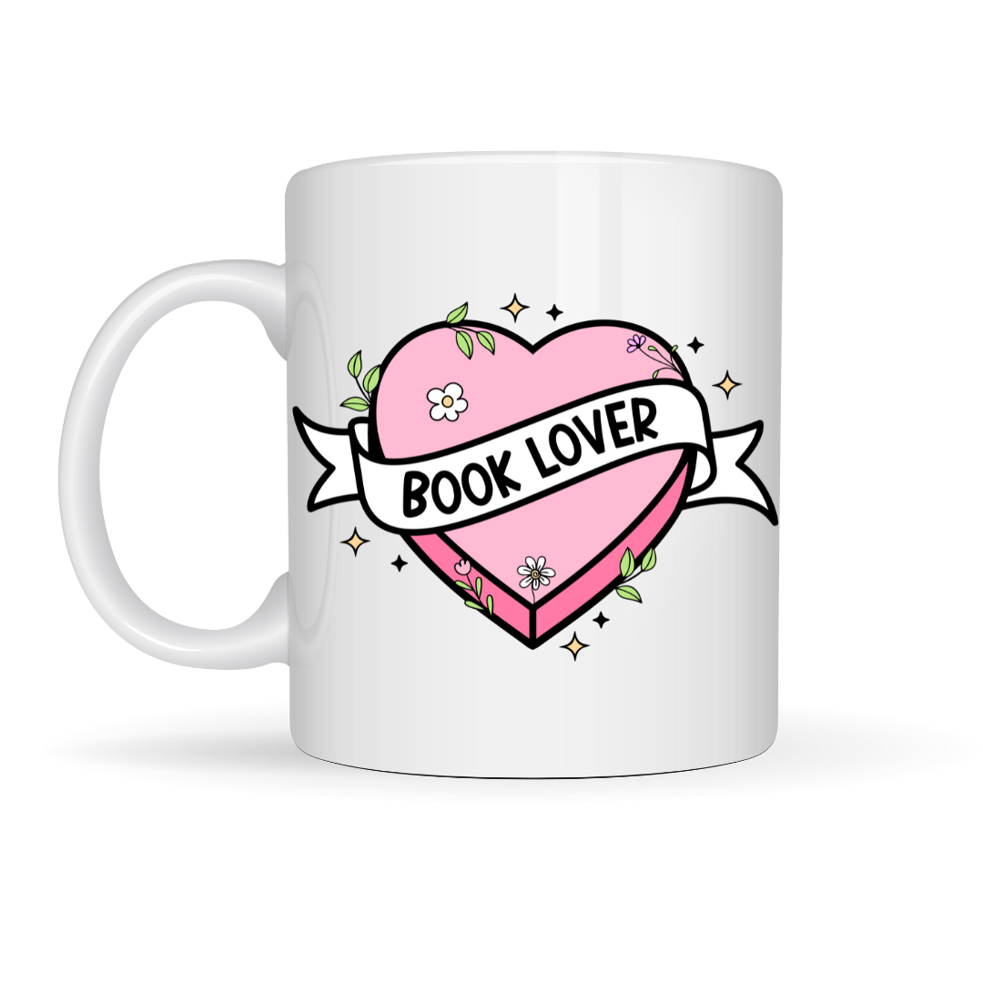 Tazza in ceramica 300 ml - Book Lover Heart