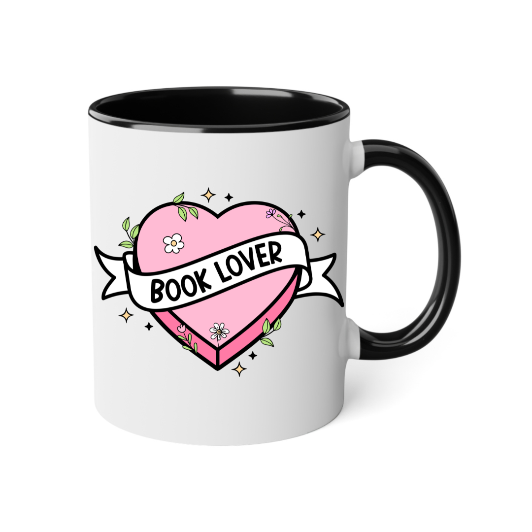 Tazza in ceramica 300 ml - Book Lover Heart