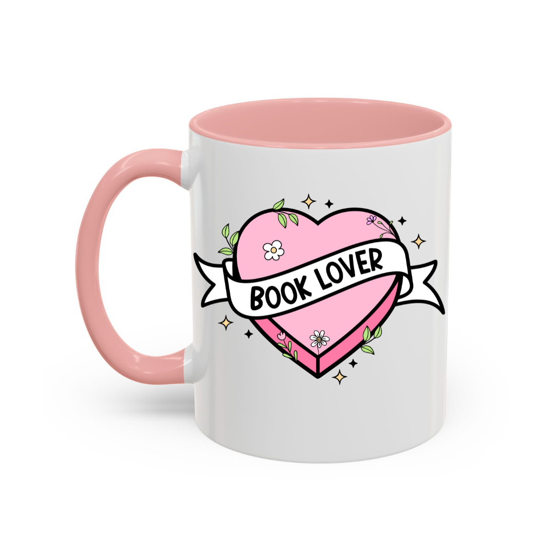 Tazza in ceramica 300 ml - Book Lover Heart