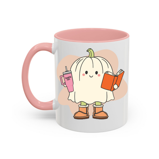 Tazza in ceramica 300 ml - Pumpkin Ghost Reader