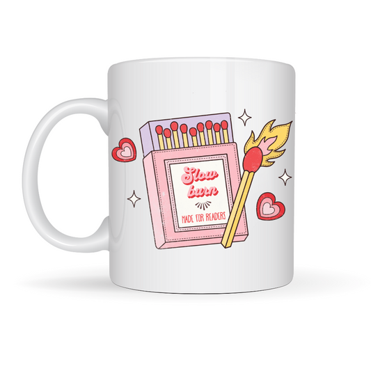 Tazza in ceramica 300 ml - Slow Burn Made For Readers