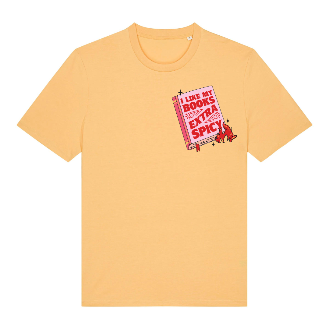 I Like My Books Extra Spicy T-Shirt