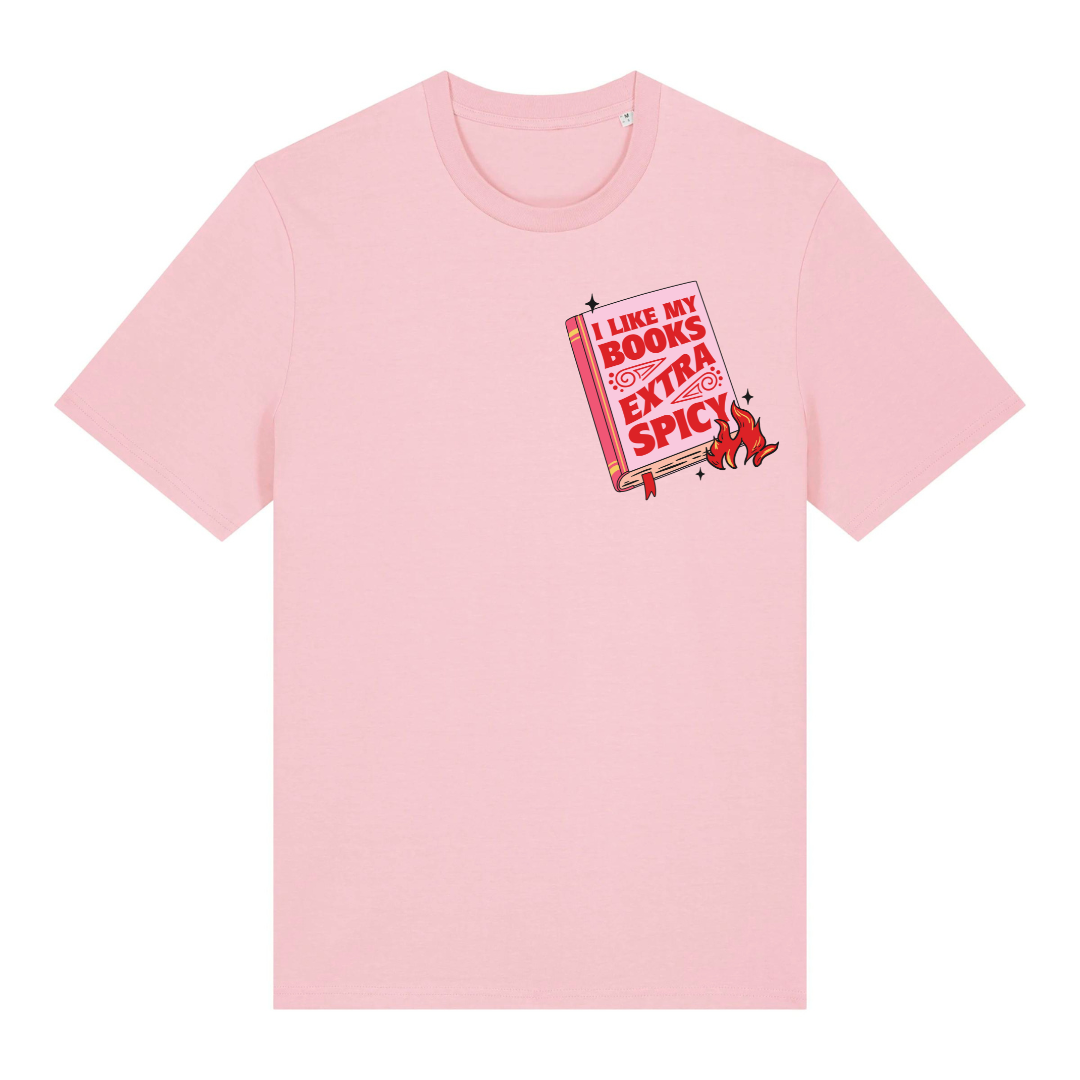 I Like My Books Extra Spicy T-Shirt